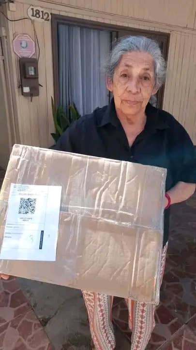 Remises de cadeaux — Grand colis