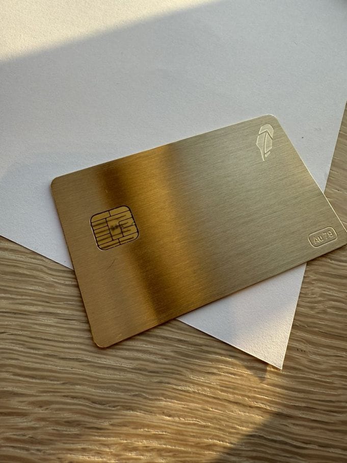 Carte VIP — Carte métal brossée